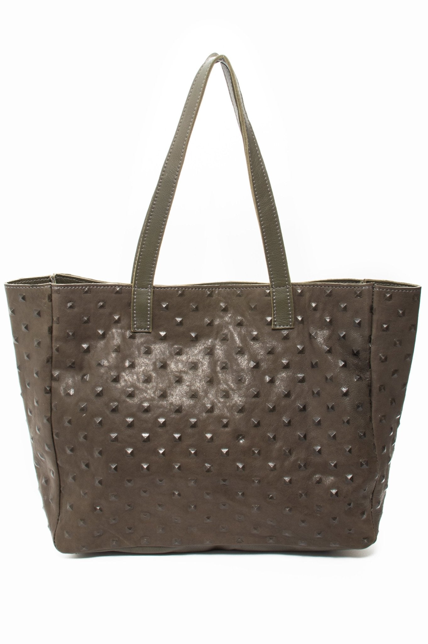 AMBER Olive Studded - Carla Mancini Handbags