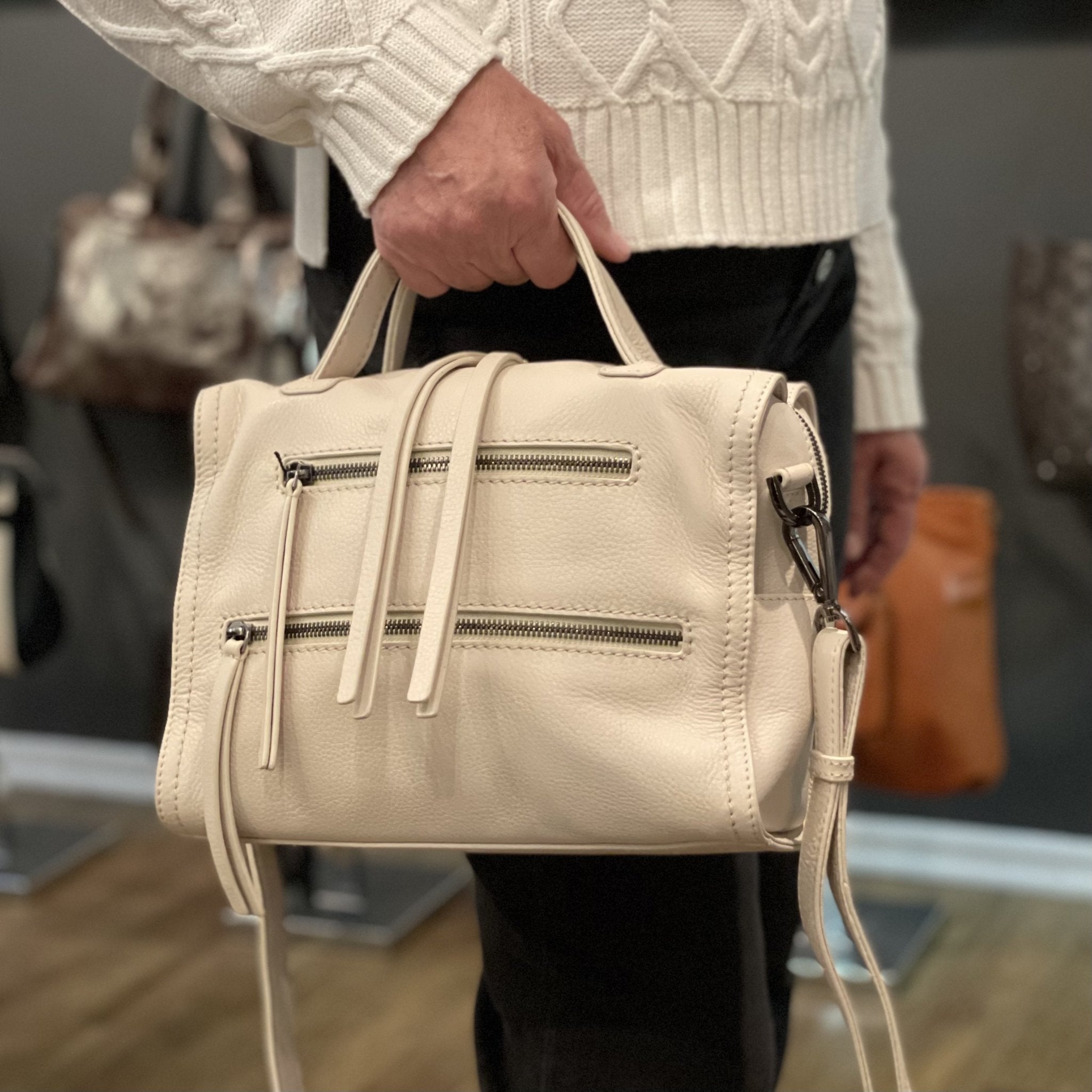 BRINKLEY Off White - Carla Mancini Handbags