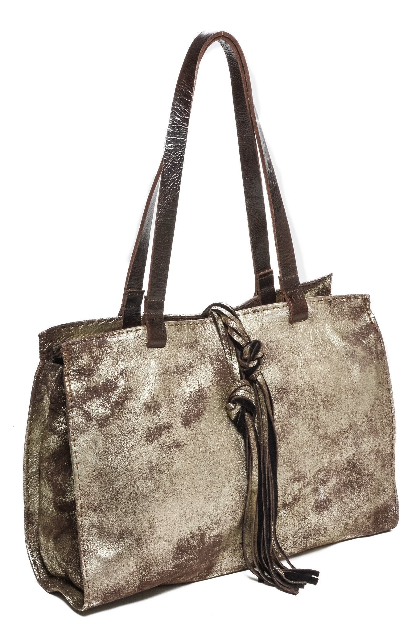 CARMEL Brown Gold - Carla Mancini Handbags