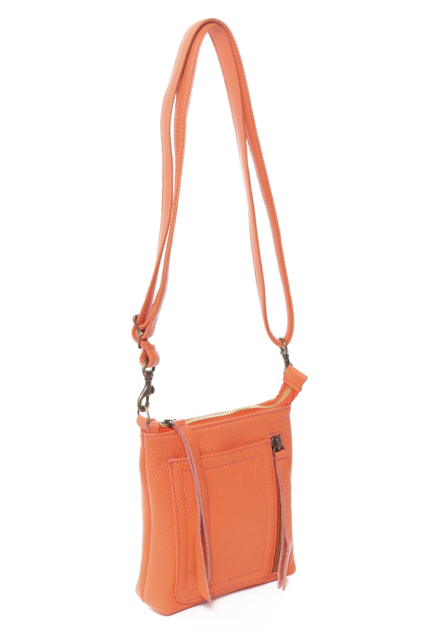 EASTON Orange - Carla Mancini Handbags