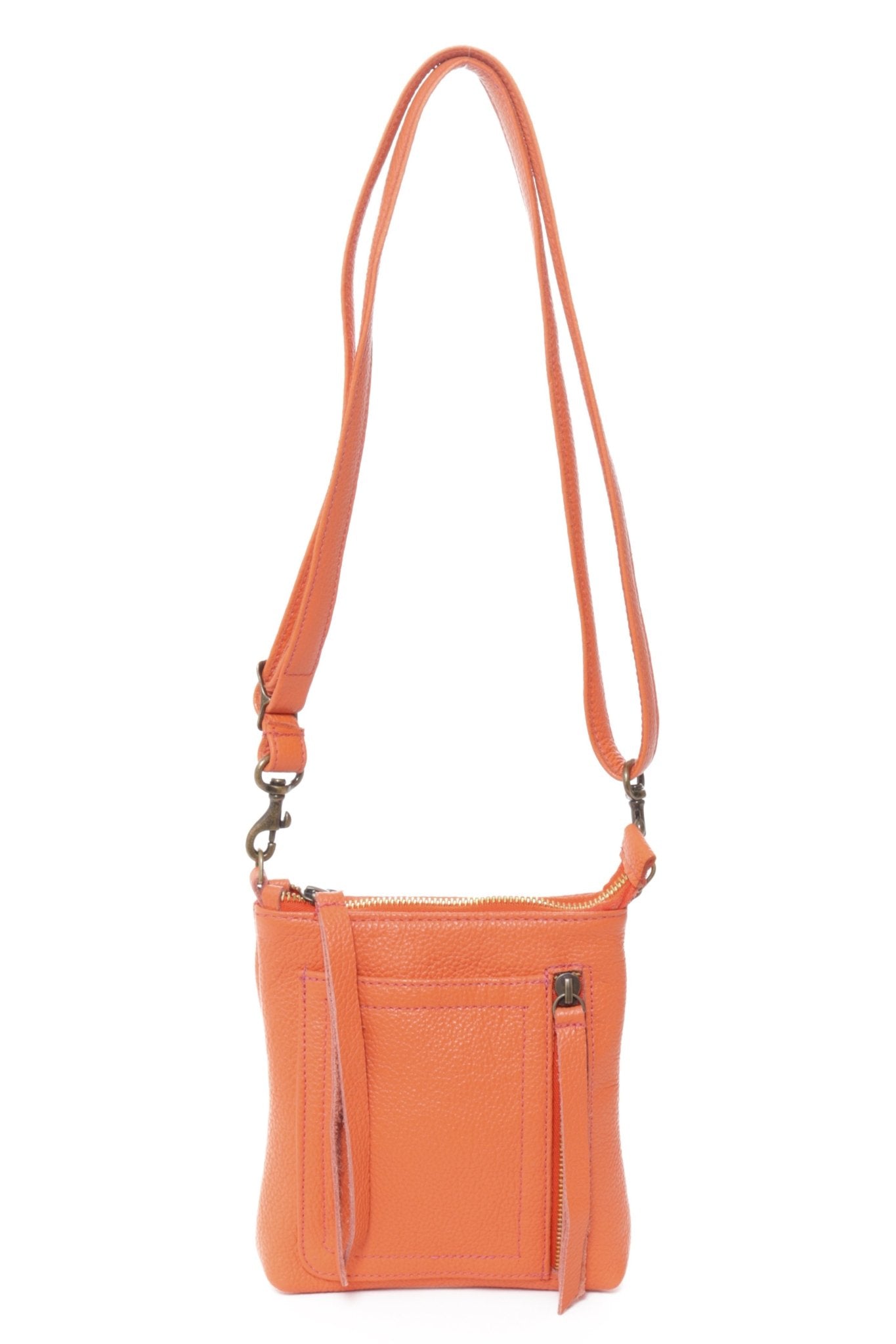 EASTON Orange - Carla Mancini Handbags