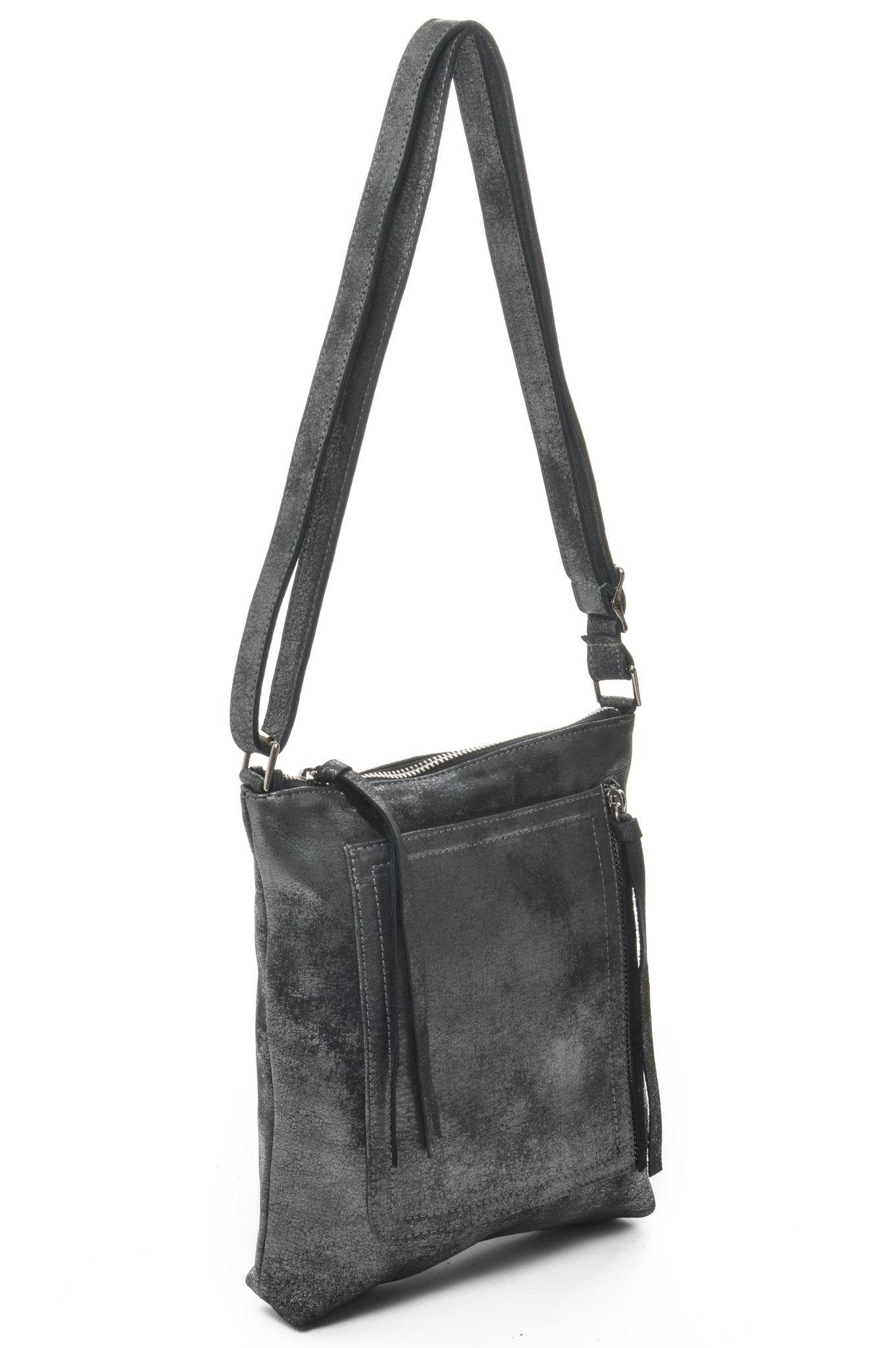 EMMA Black Silver - Carla Mancini Handbags