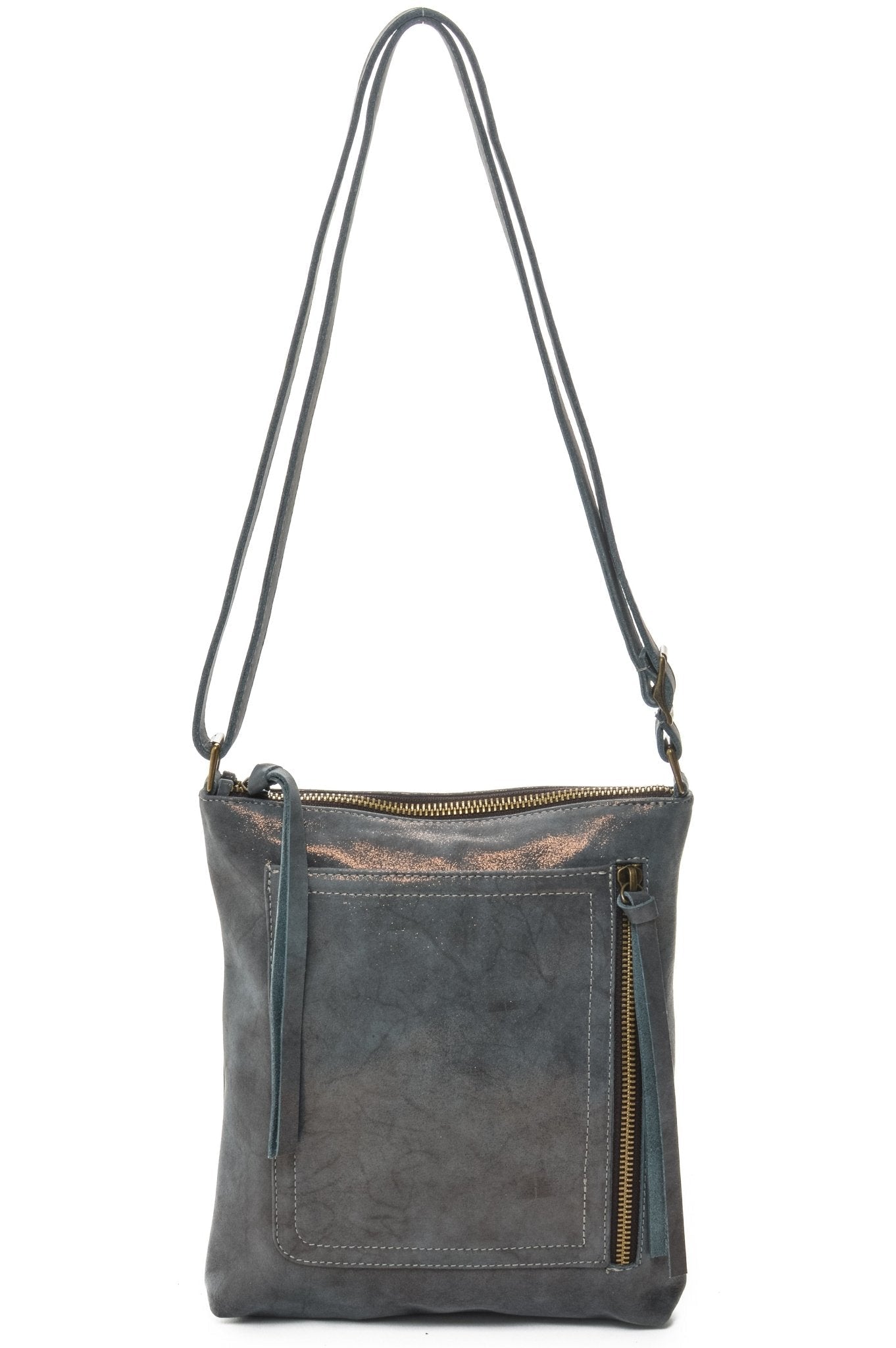 EMMA Bronze Denim - Carla Mancini Handbags