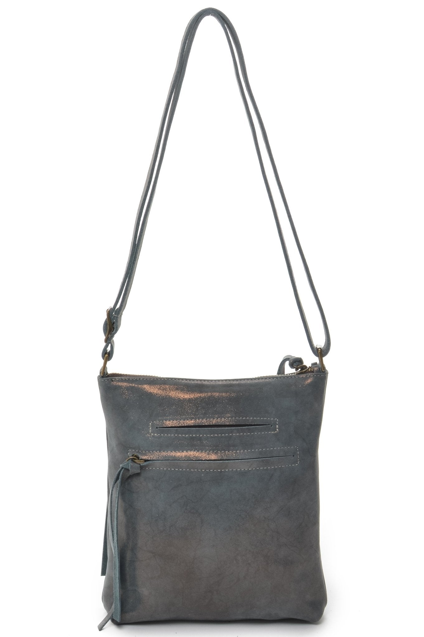 EMMA Bronze Denim - Carla Mancini Handbags