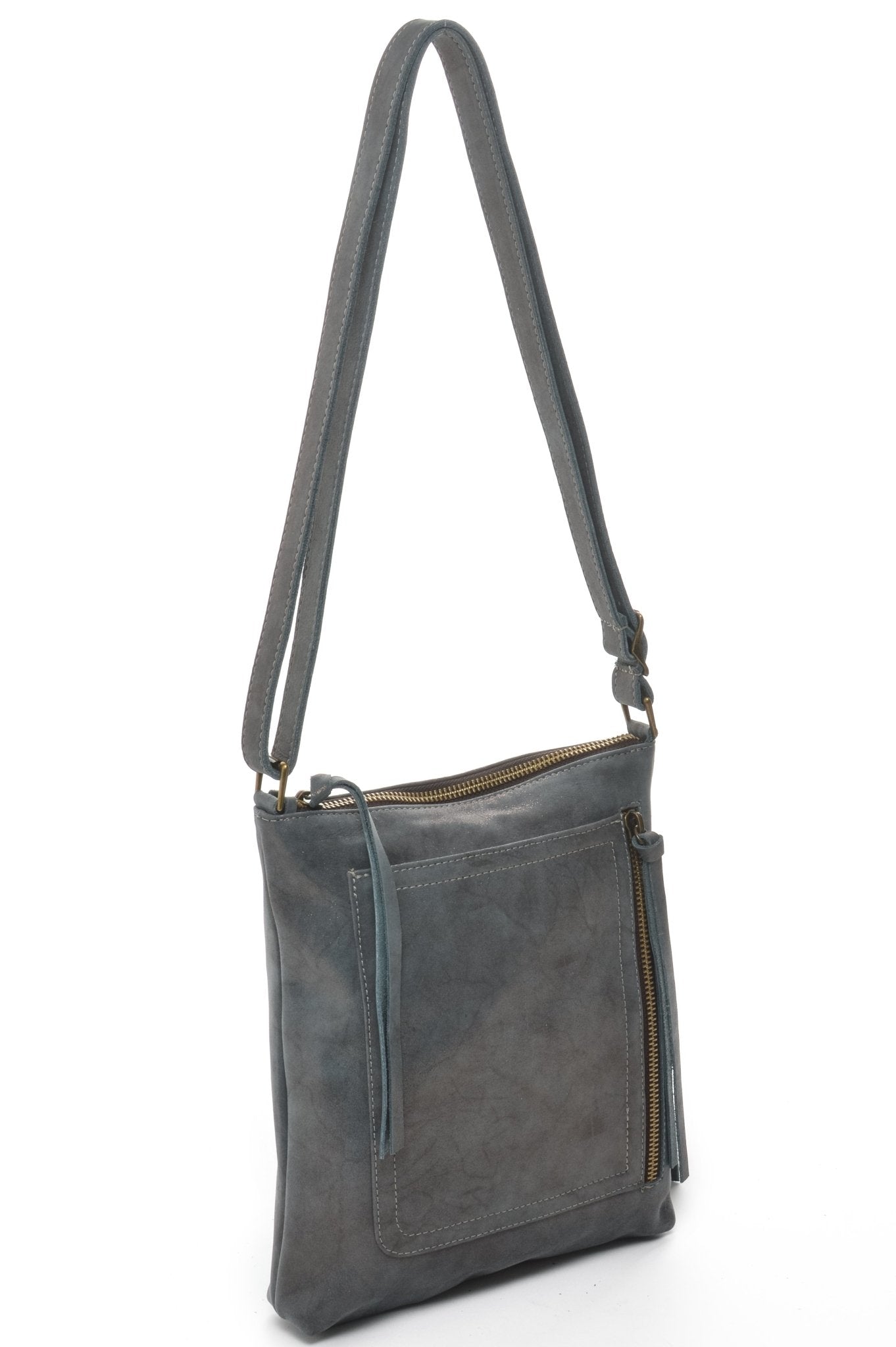 EMMA Bronze Denim - Carla Mancini Handbags