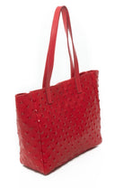 LINA Red Studs - Carla Mancini Handbags