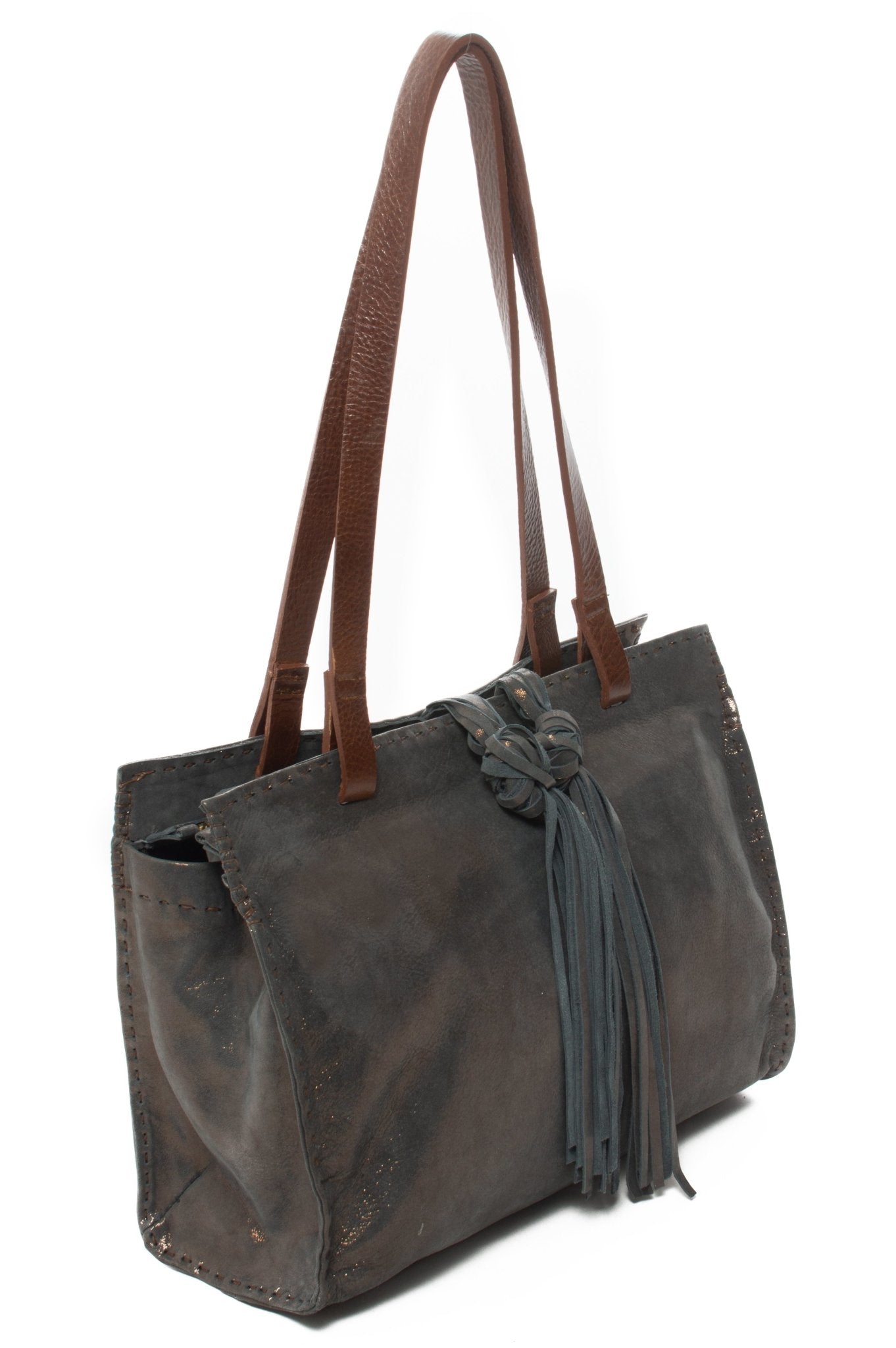 MONTEREY Bronze Denim - Carla Mancini Handbags