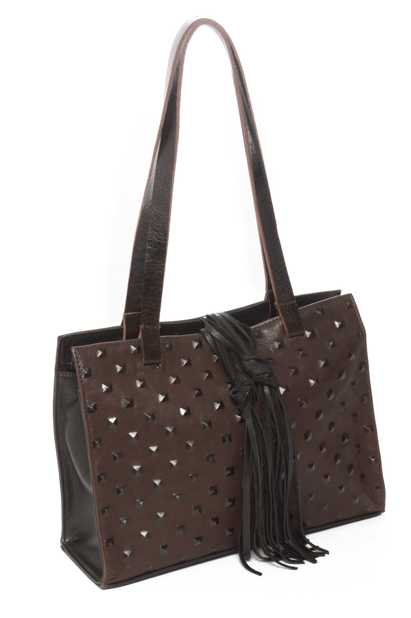 MONTEREY Brown Studs - Carla Mancini Handbags