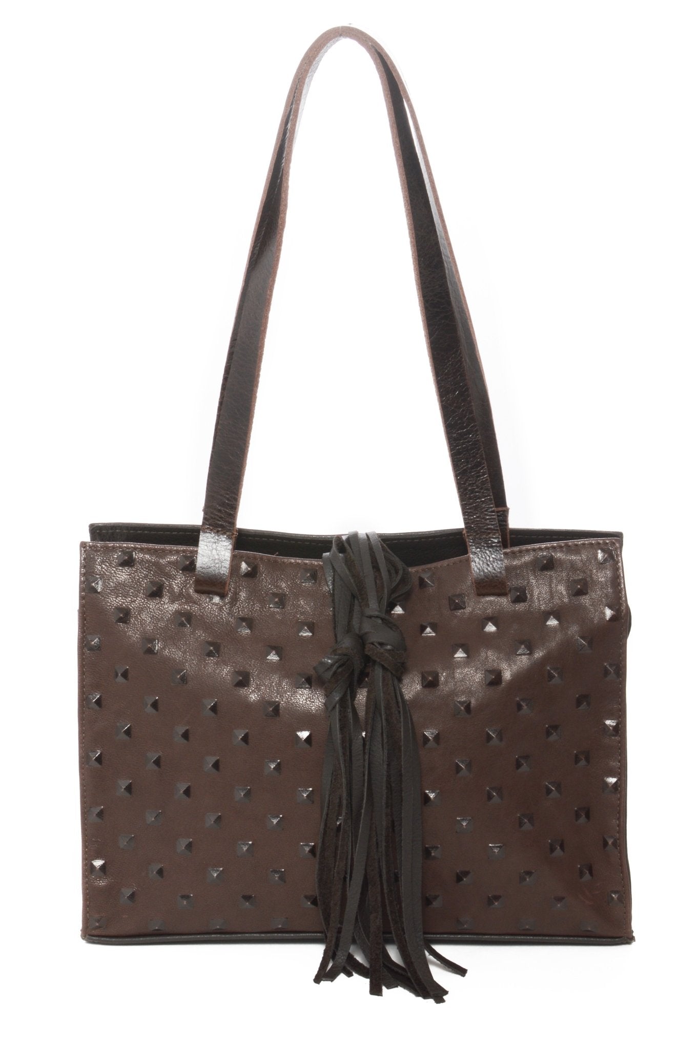 MONTEREY Brown Studs - Carla Mancini Handbags