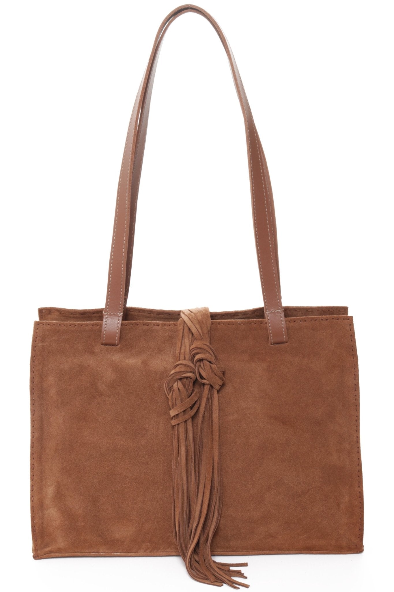 MONTEREY Tan Suede - Carla Mancini Handbags