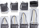 RILEY Black - Carla Mancini Handbags