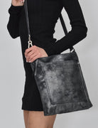 RILEY Black Silver - Carla Mancini Handbags