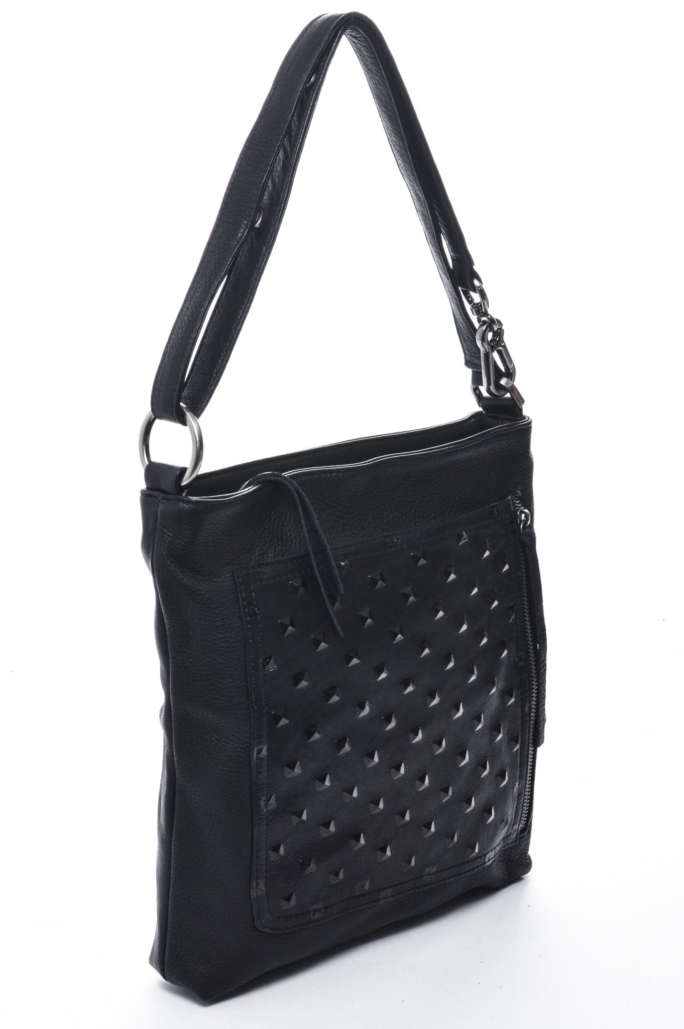 RILEY Black Studded - Carla Mancini Handbags