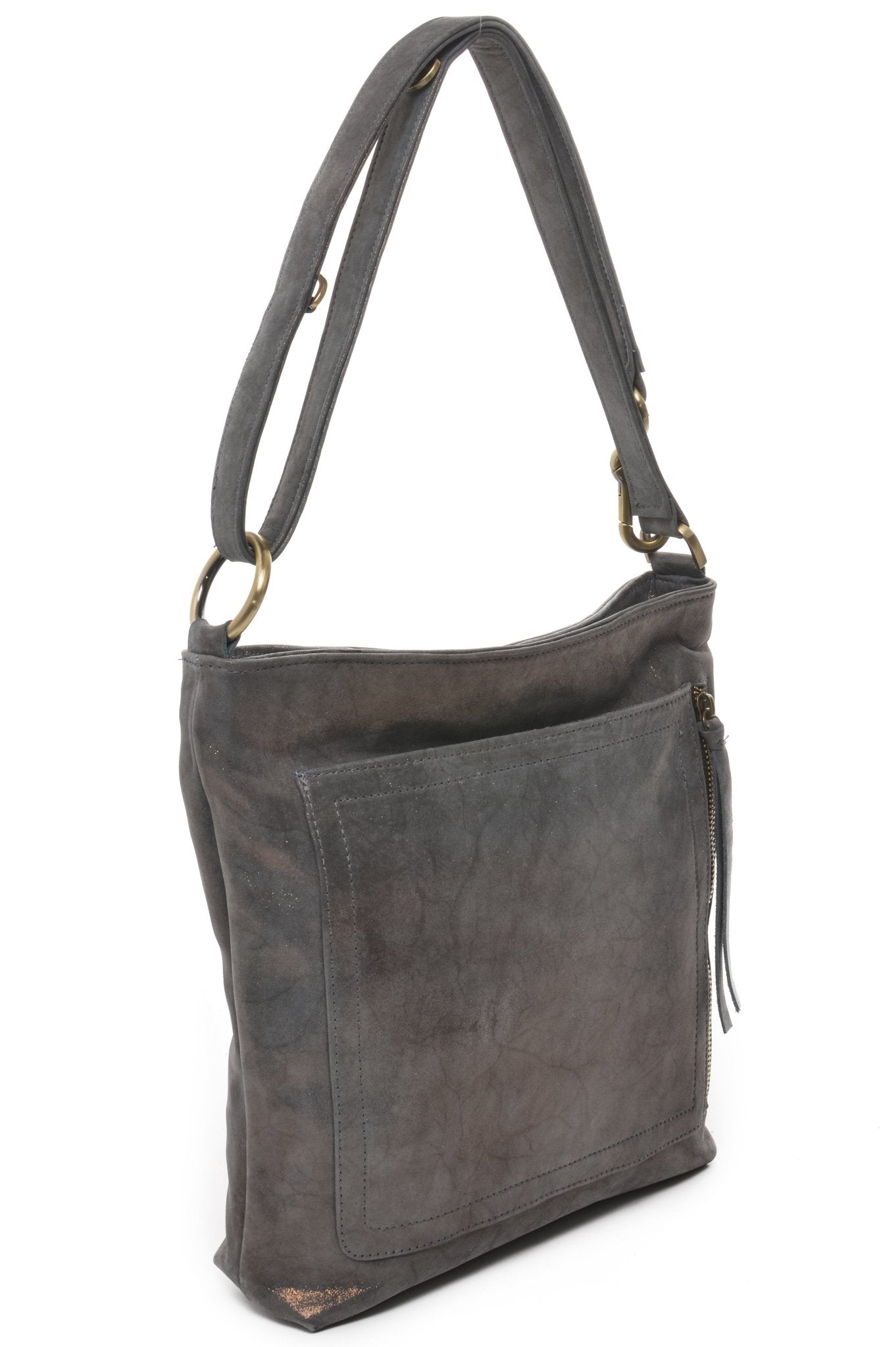 RILEY Bronze Denim - Carla Mancini Handbags