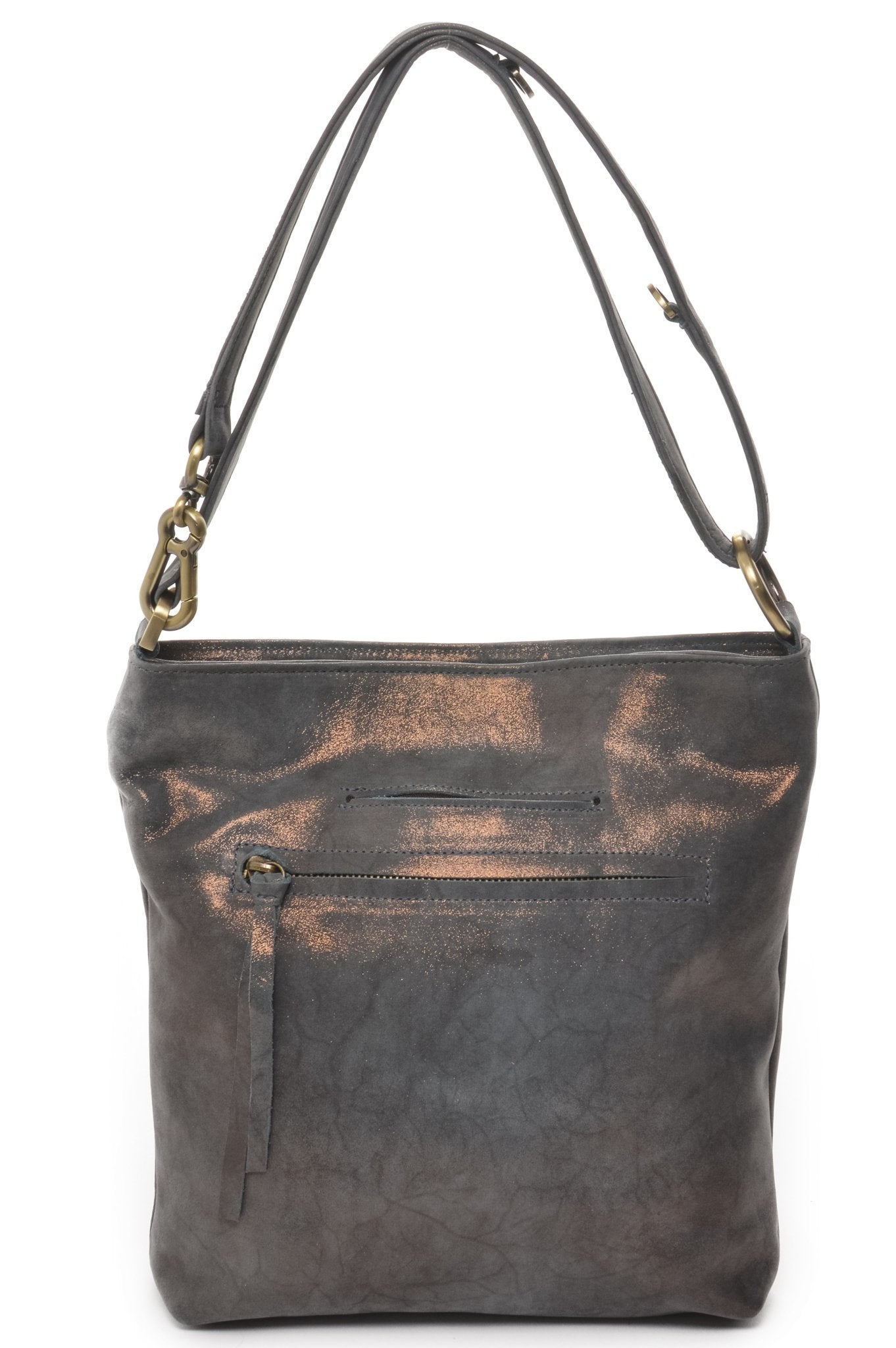 RILEY Bronze Denim - Carla Mancini Handbags